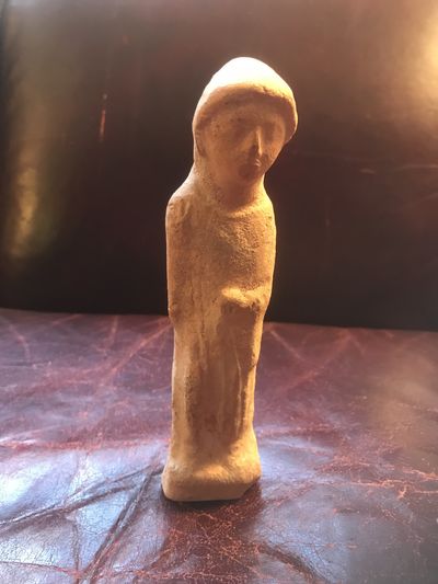 Image for Phoenician Terracotta Goddess Original Pre-Christian Statue For Sale