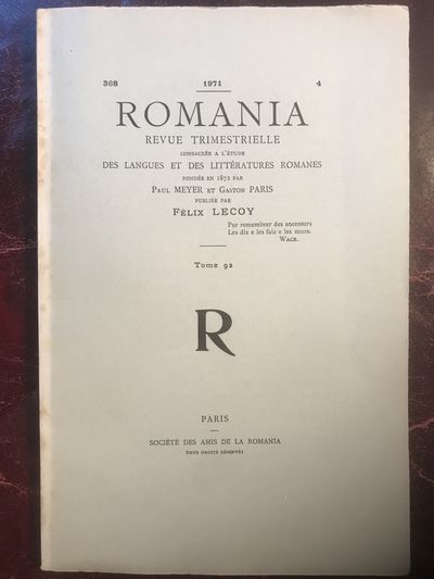 Image for Sven Forkbeard, Bjoern Ironside And The City of Iomsborg In The Chanson De Roland Romania, 368 1971 Tone 92