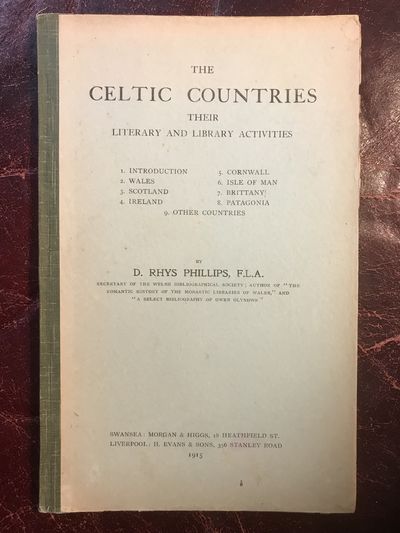 Image for The Celtic Countries Their Literary and Library Activities Original 1915 Hardcover