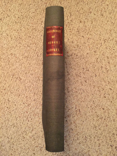 Image for On The Calendar Of Oengus Leabar Brecc Original 1875 Folio Hardcover