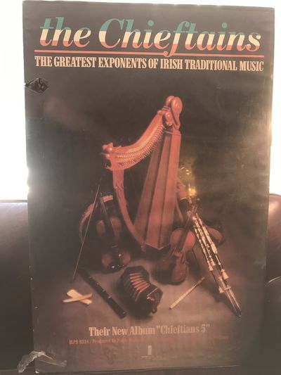 Image for The Chieftains The Greatest Exponents Of Irish Traditional Music Poster "Chieftains 5" Mounted Promotional Poster Atlas Folio - over 23 - 25" tall
