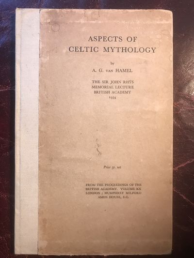 Image for Aspects Of Celtic Mythology by A.G.Van Hamel